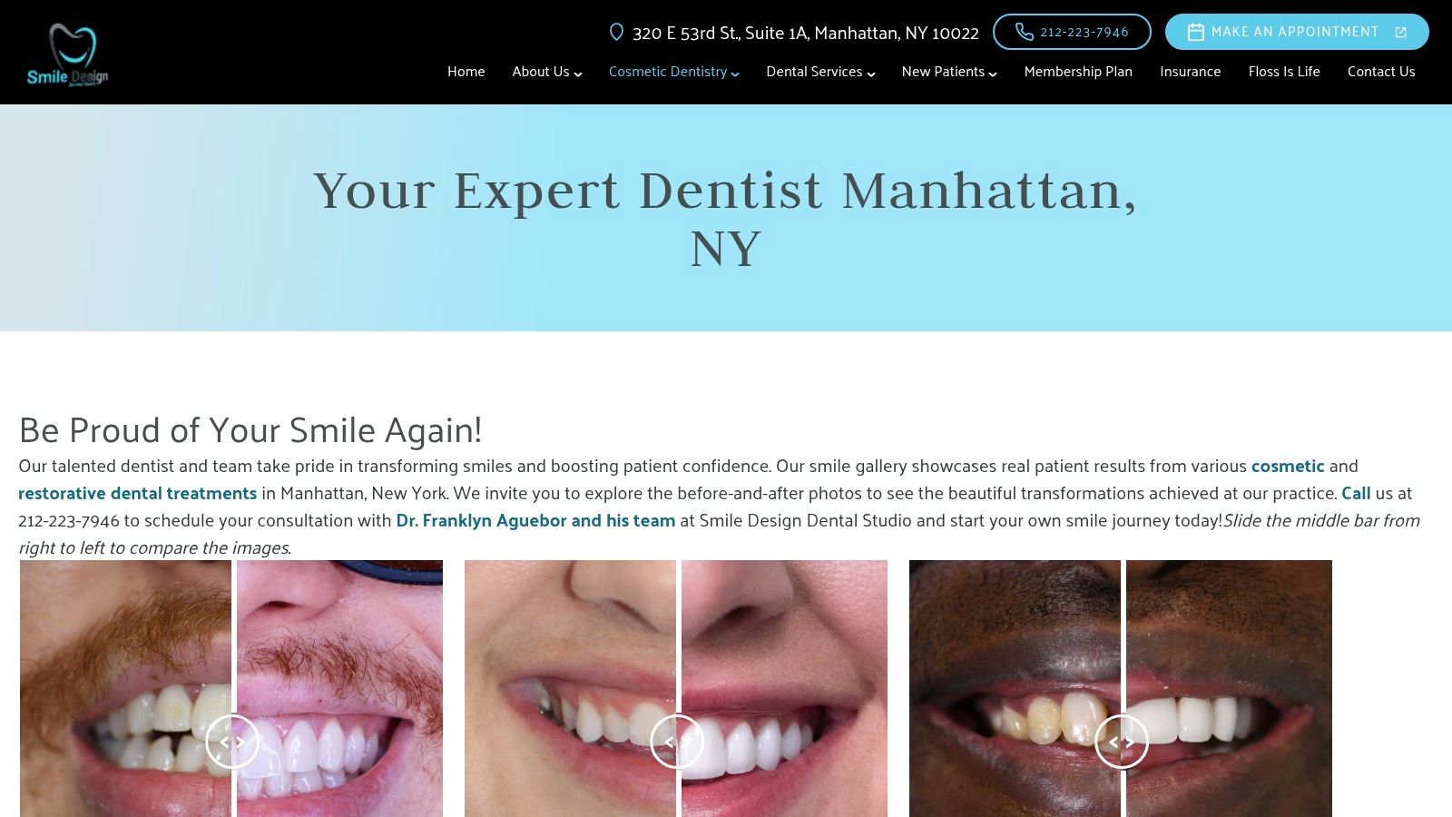 Smile Design Dental Studio (Manhattan, NY) – Cosmetic Dentistry Gallery